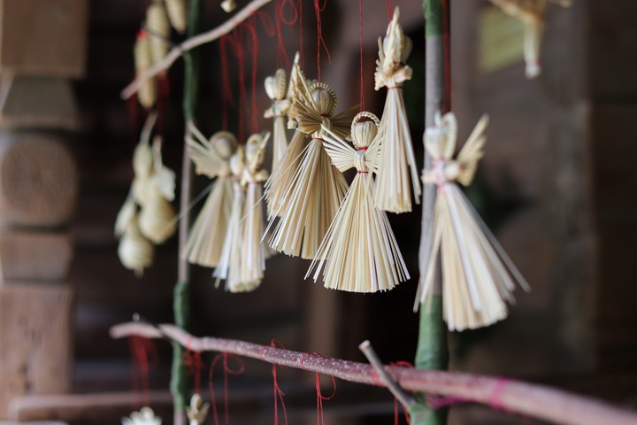 Ukrainian straw dolls
