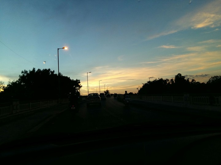 evening sky