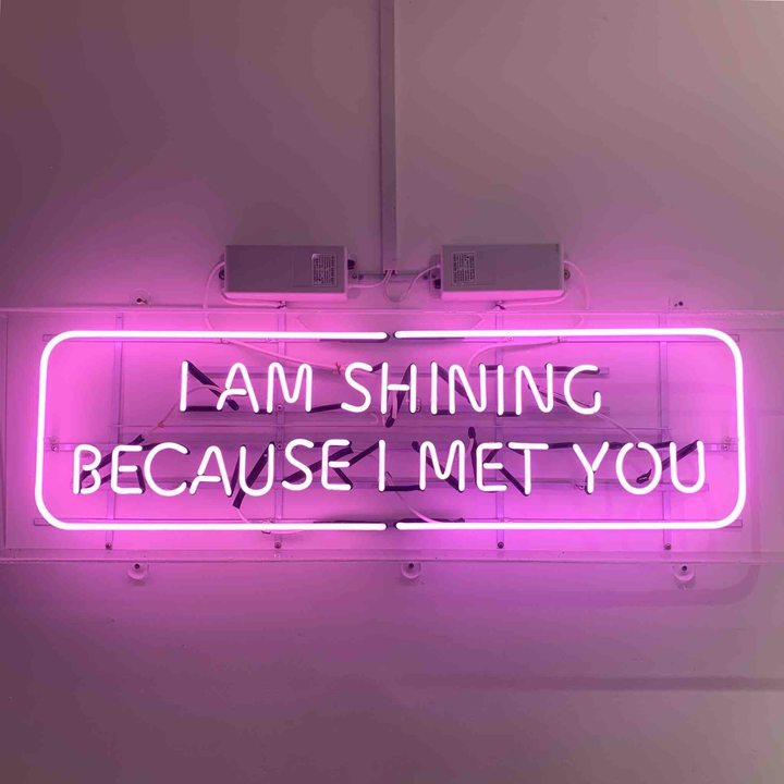 I AM SHINING BECAUSE I MET YOU