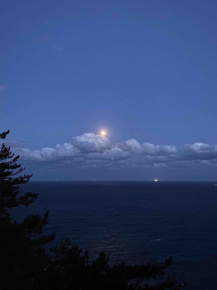 밤 하늘, 바다