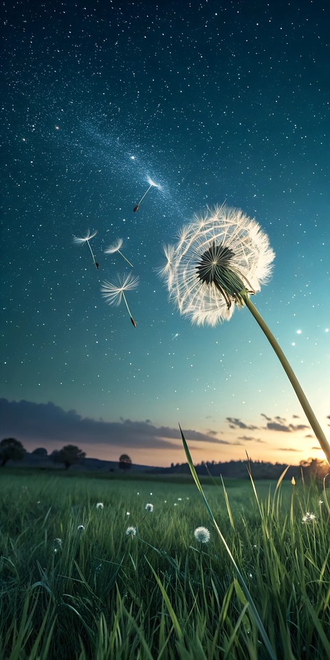 wind, Dandelion achtergronden