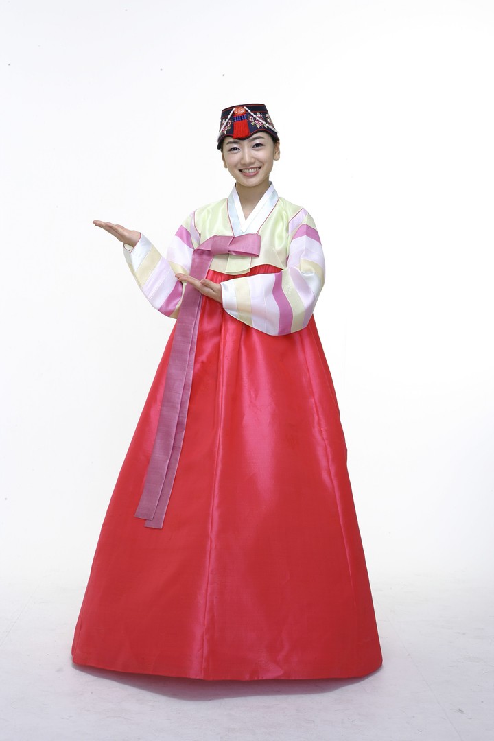 Couple in Korean Dress