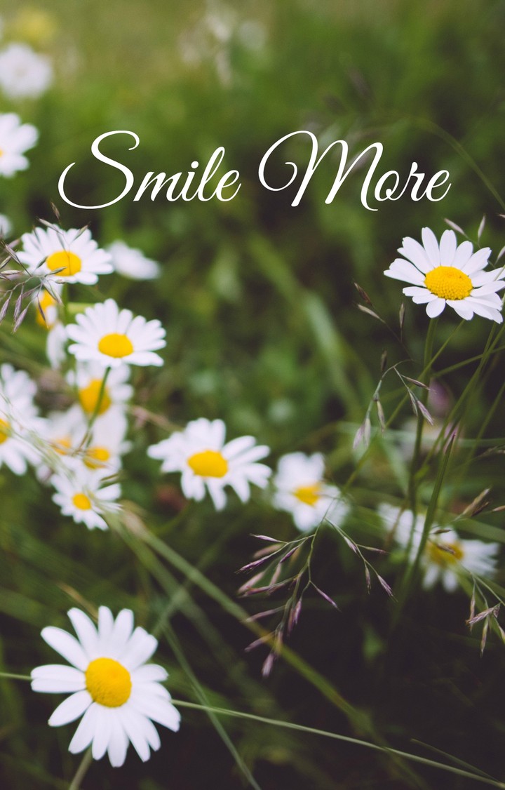 smile more