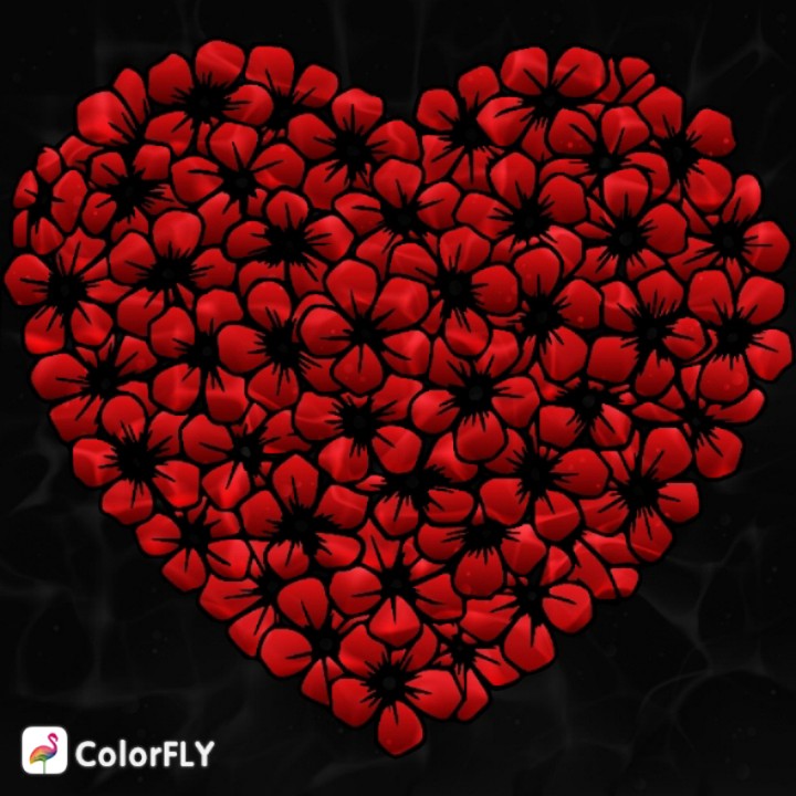 RED HEART❤️❤️
