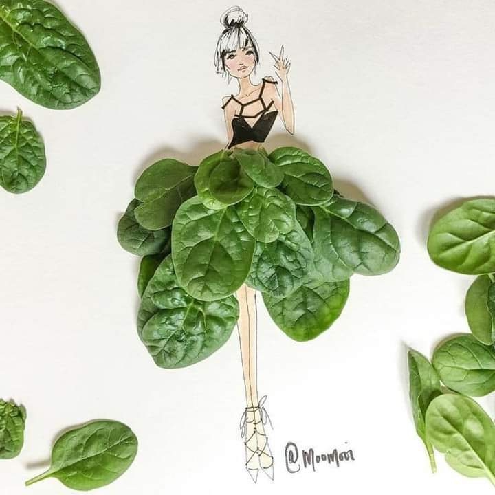 Green dress