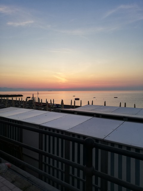 Sunrise on sea