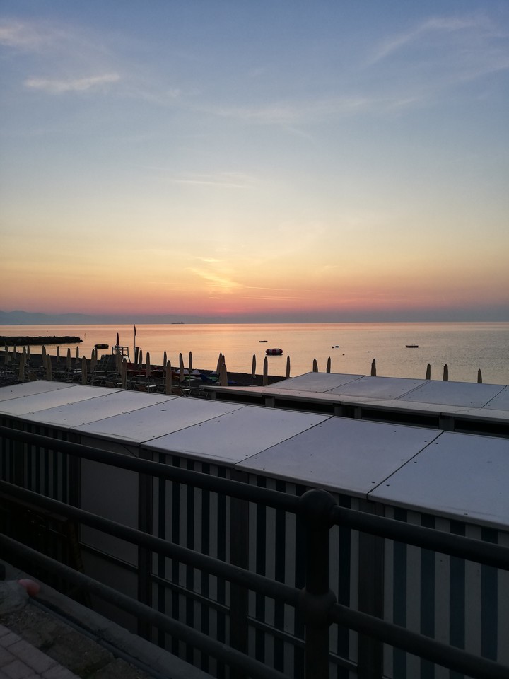 Sunrise on sea