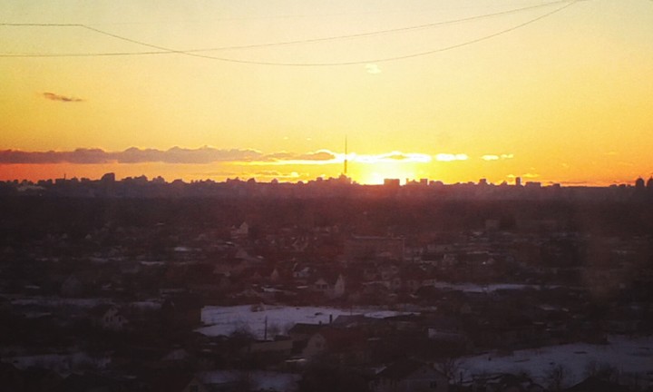 Sunset in Ukraine