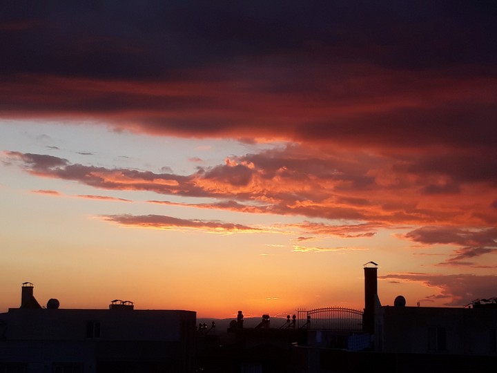 Bulutlu Günde Günbatımını Yakalamak (Efektsiz/Sunrise)