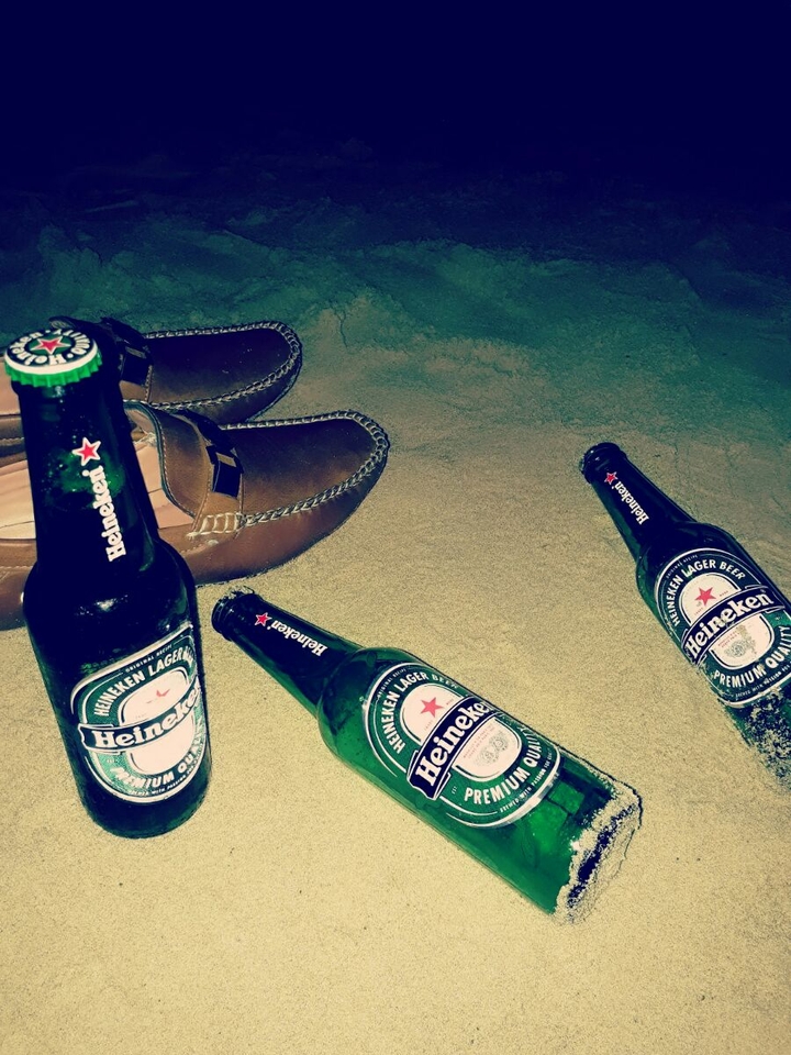 Lonely night at Beach
