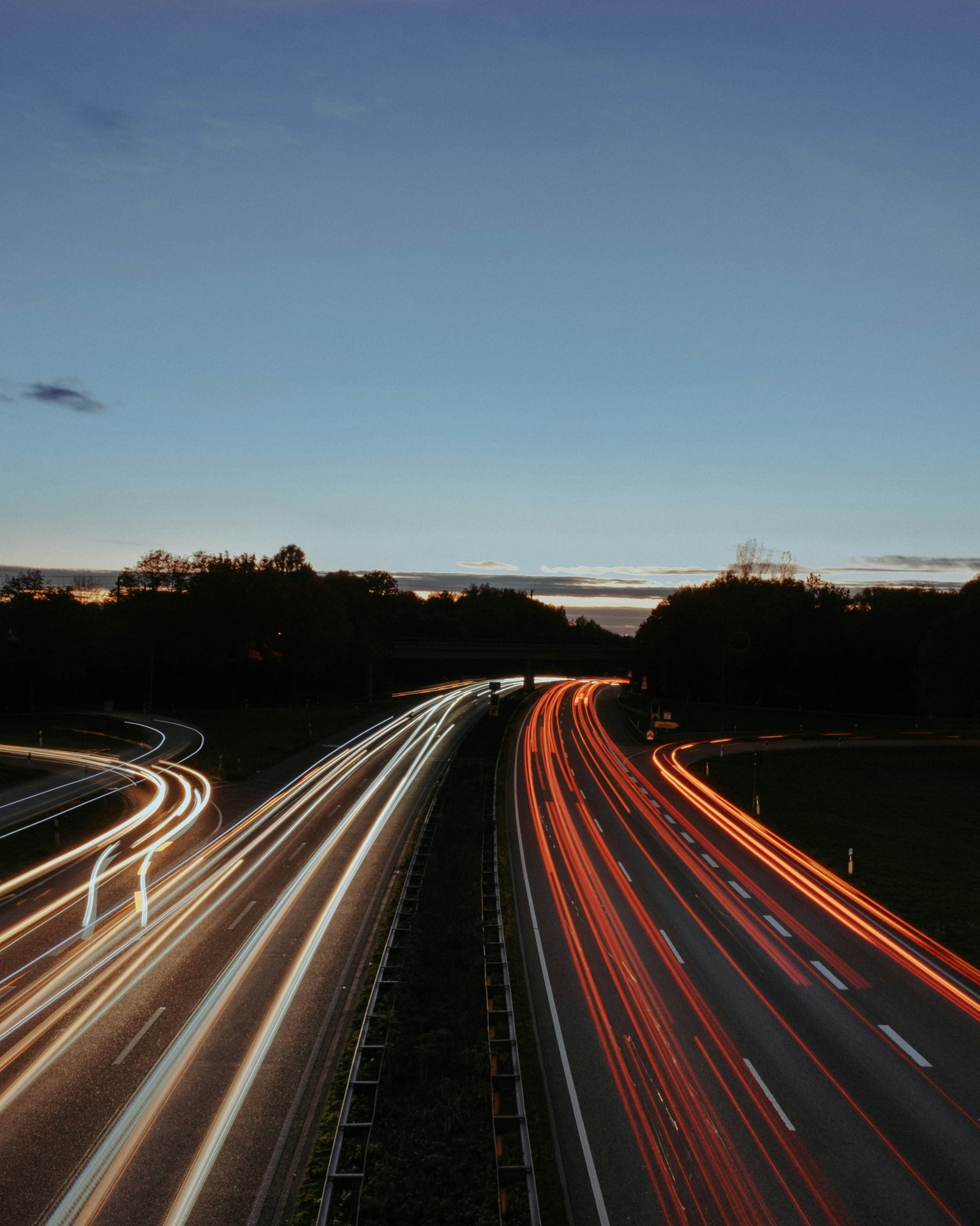 tapety evening, road