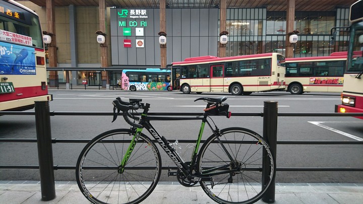 Cannondale CAAD12 in Nagano Station .   Taken by NikonD5500