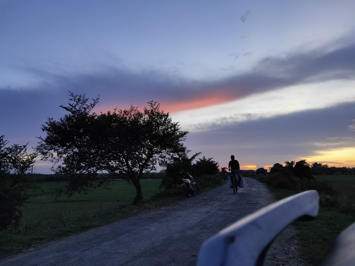 Village evening time