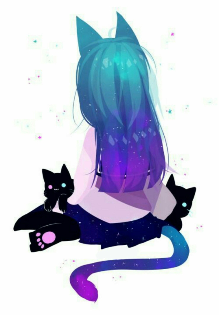 Purple and Blue