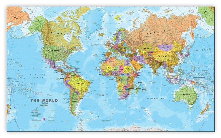 world map