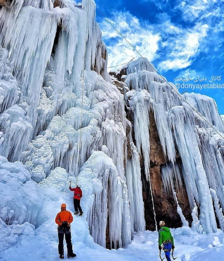 Iran, Tehran, Hamlon Icefall