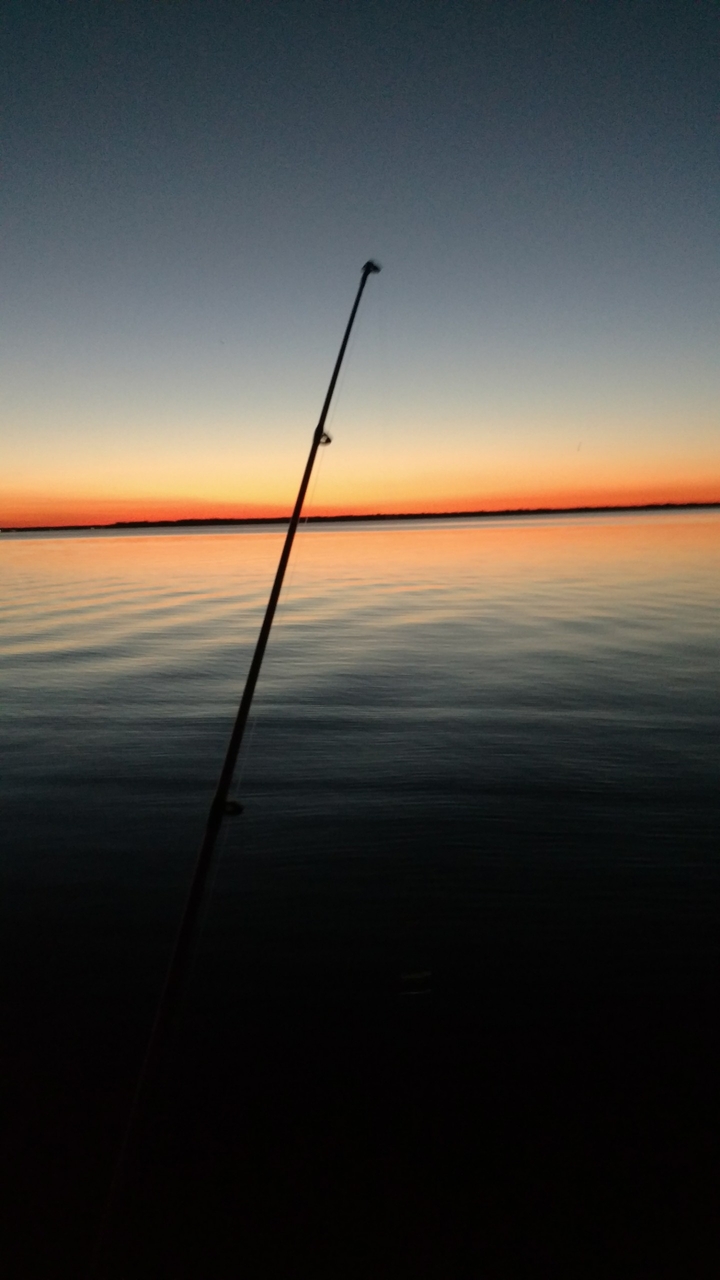 fishing sunset II