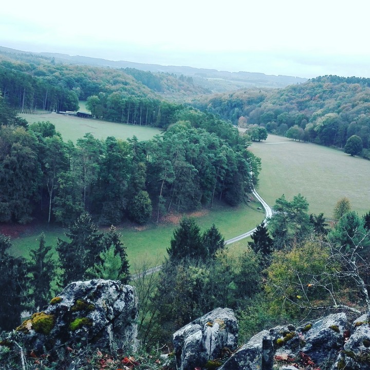 la vue sur grotte de Han ! 
