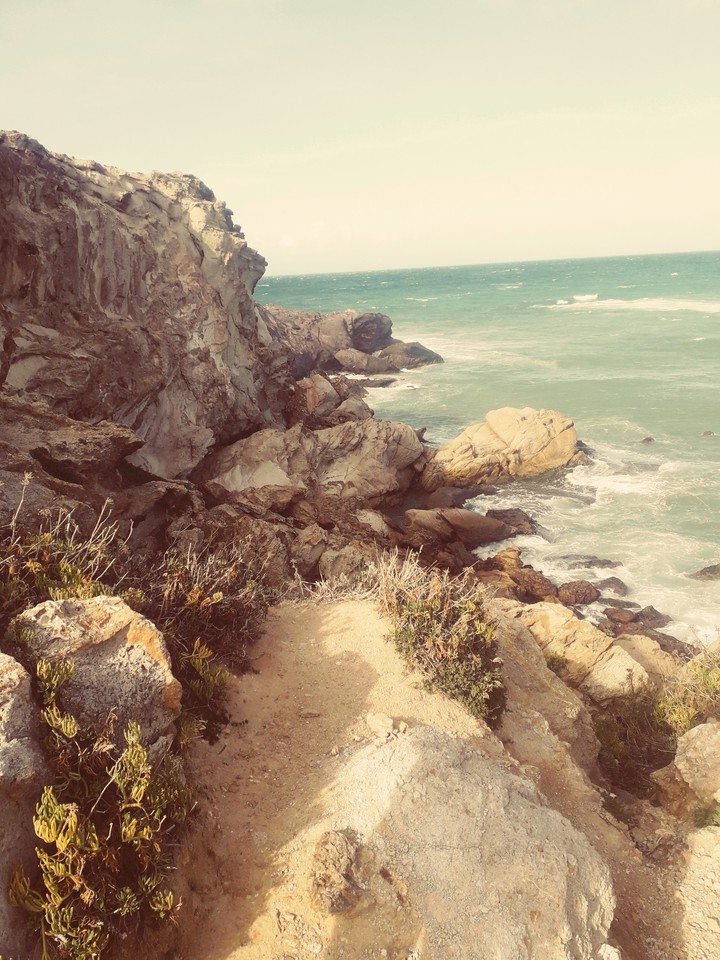 the beach