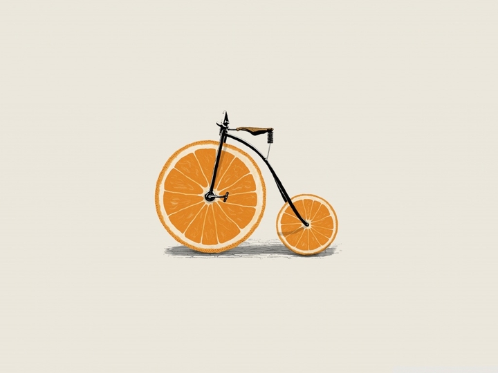 Orange Bicycle