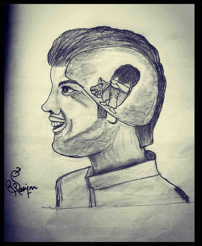 Not every smiling face is a happy one...