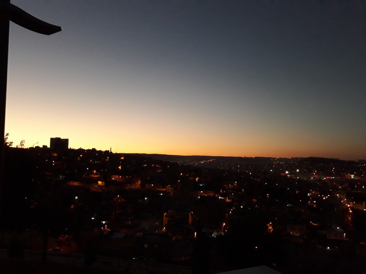 منظر غروب رائع