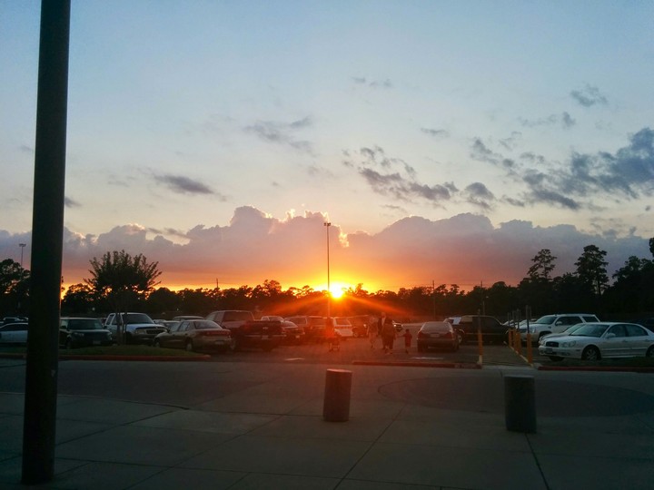 sunset in texas