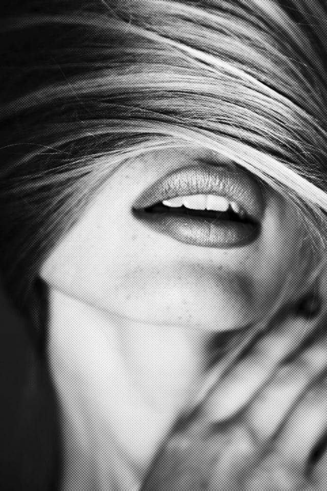 Girl on Black