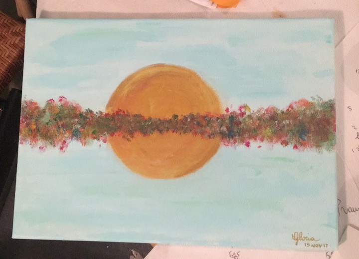 Upsidedown.