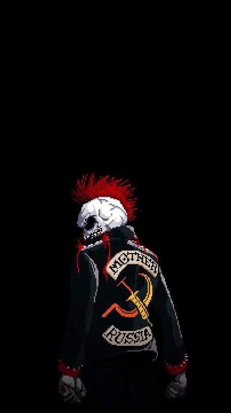 pixel skull