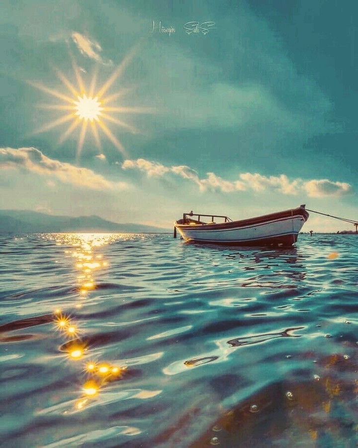 sun shines
