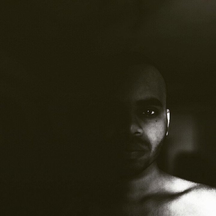 black and white