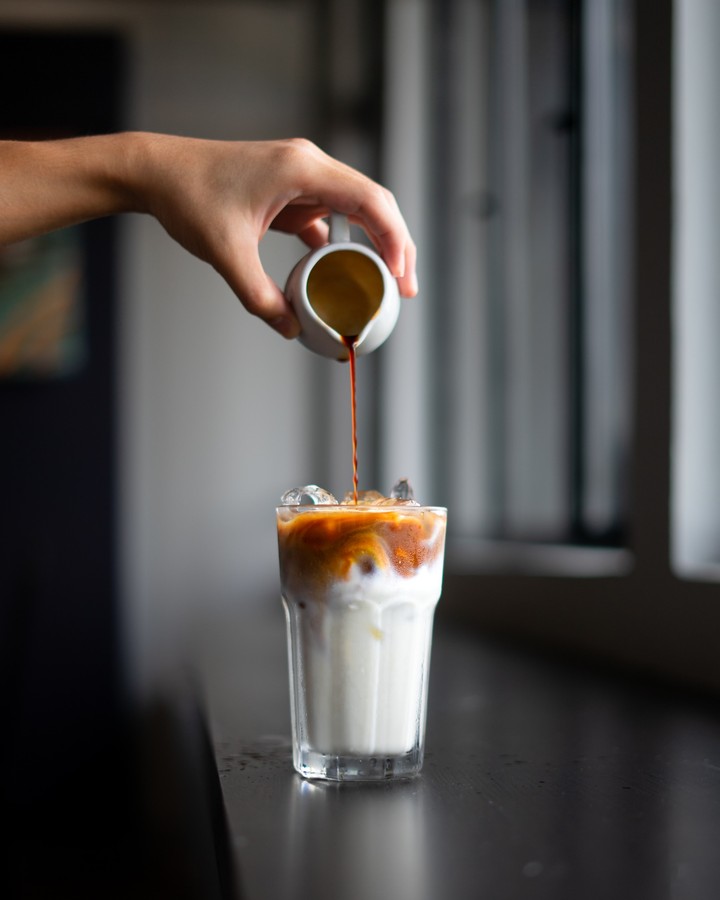 Glass Coffee Ice