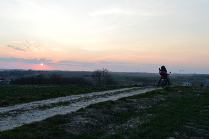 Up the hill
