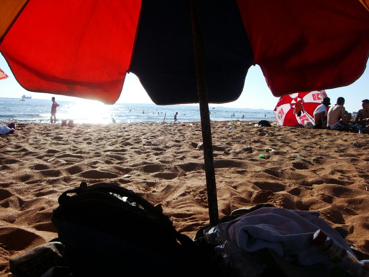 chillin on the beach