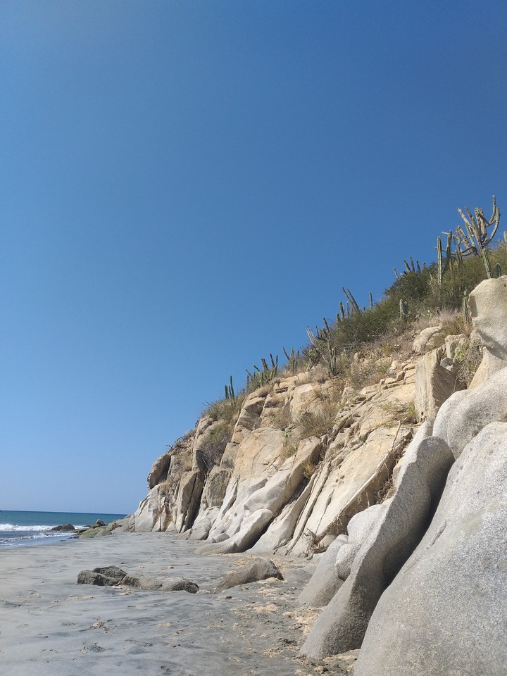 Beach cliff