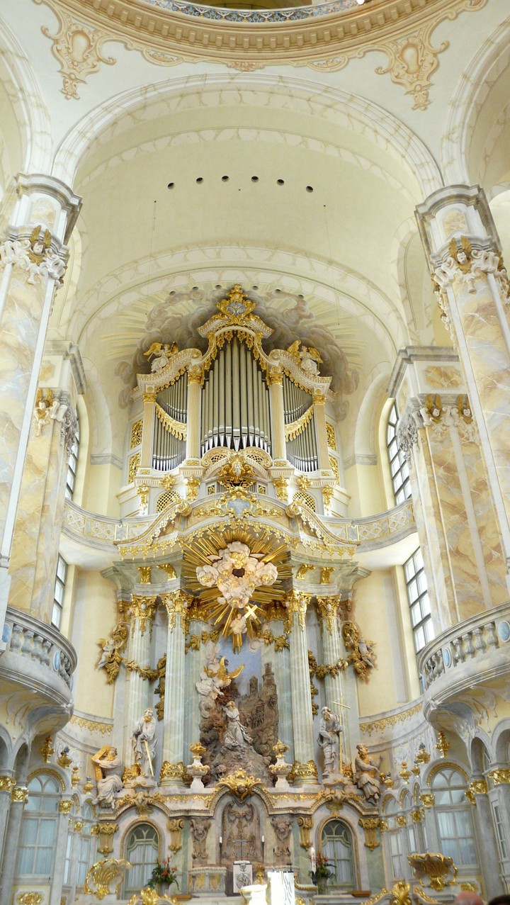 Altar der Frauenkirche in Dresden