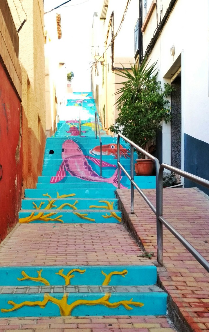 colores en la calle