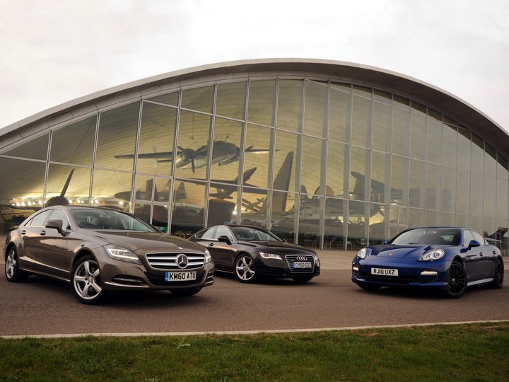 porsche and audi and mercedes benz