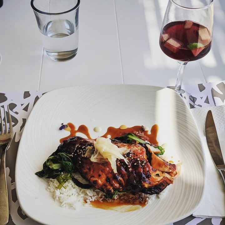 Salmon & wine ❤️