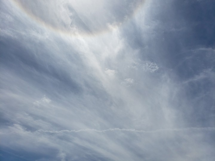 Rainbow sun