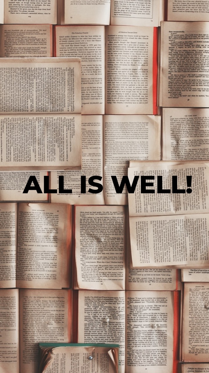 ALL IS WELL
