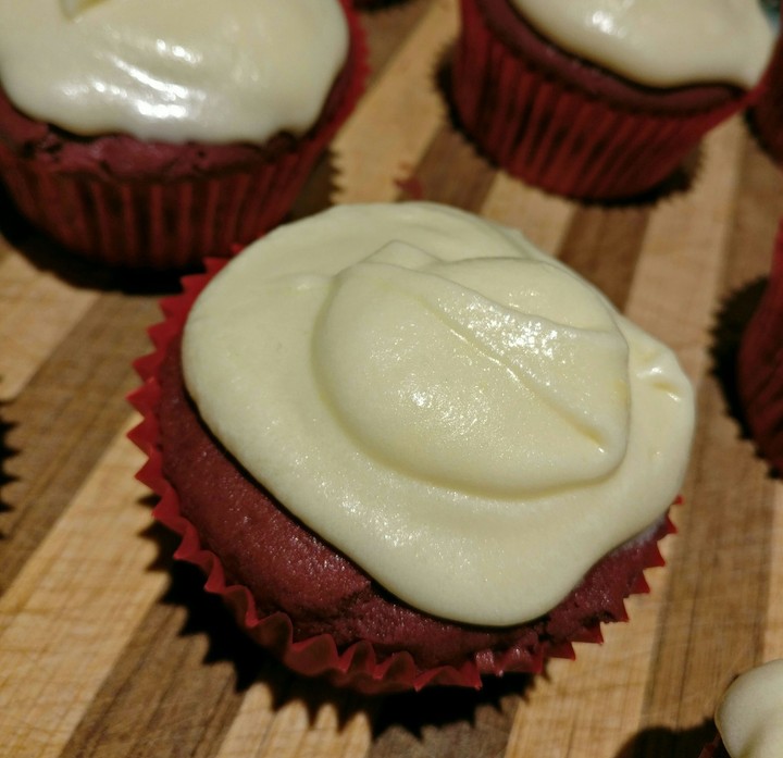 Red velvet cupcakes.