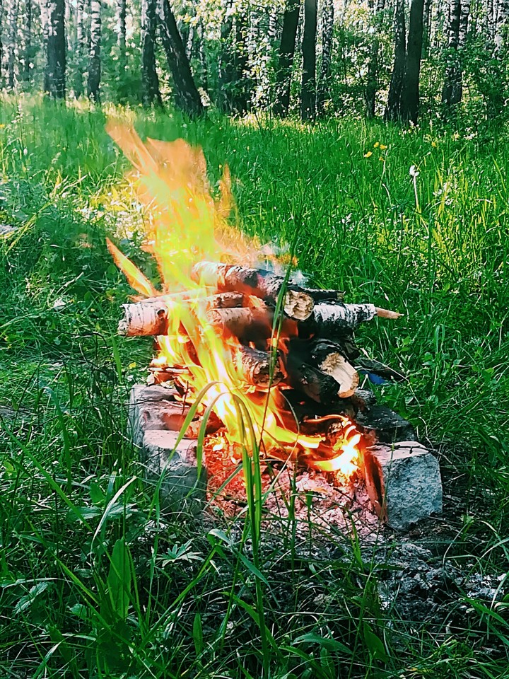 пламя