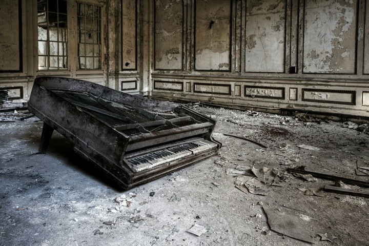 the piano in sunk Titanic