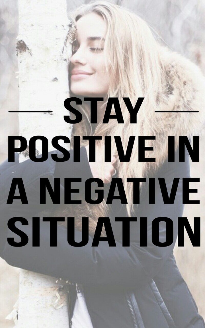 stay positive ;)