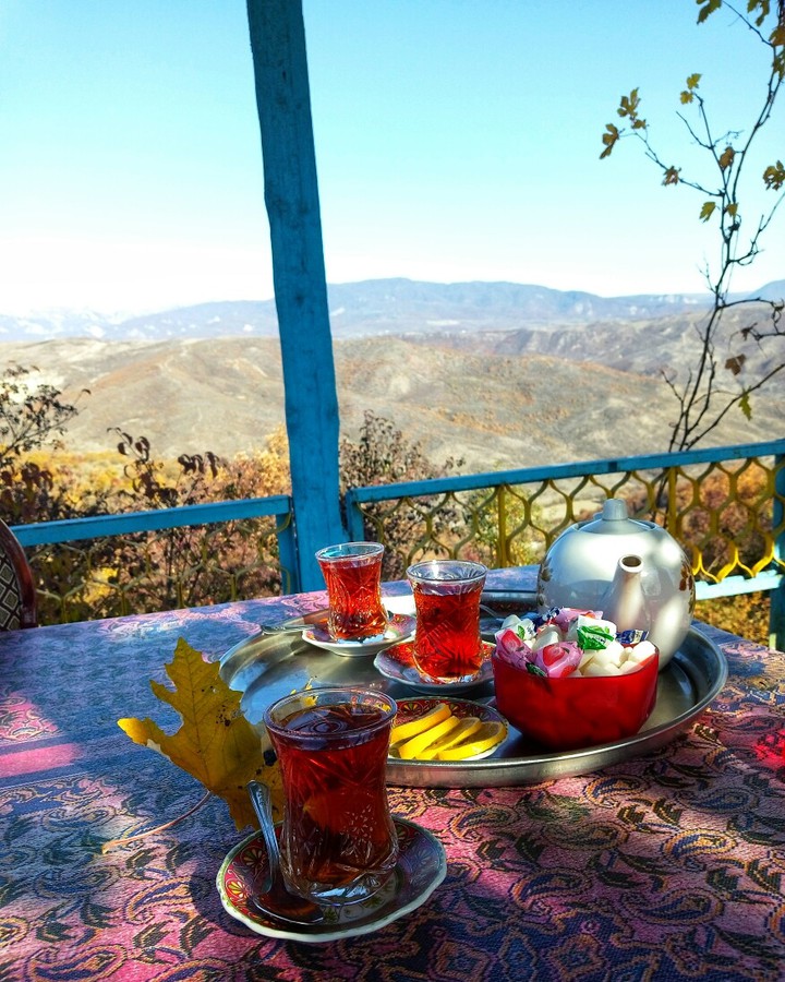 Tea in Agsu,Azerbaijan