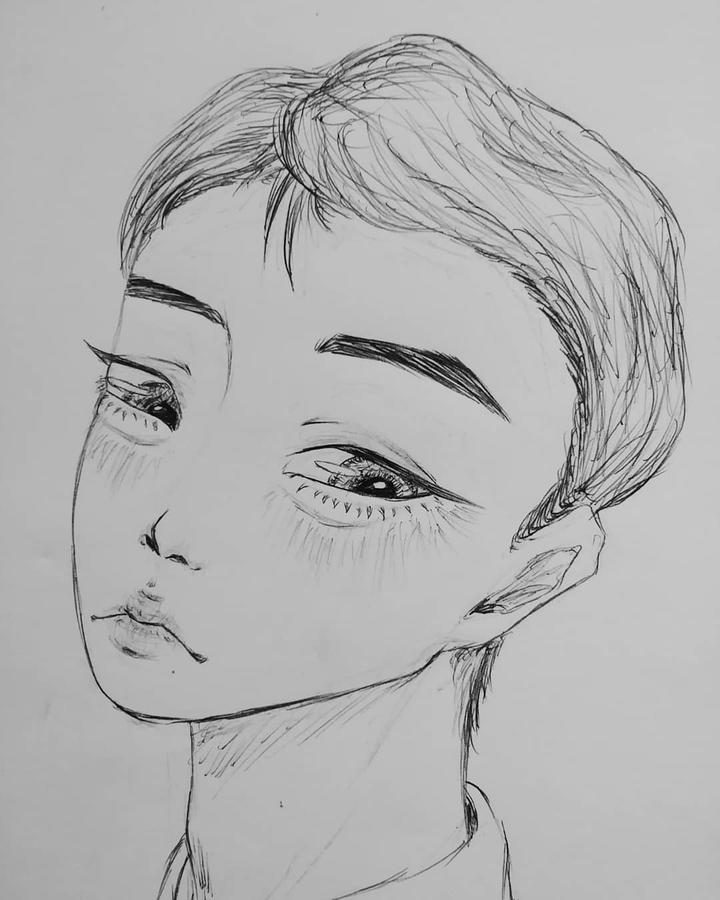 my sketch! @dysfunctionalweeb on instagram