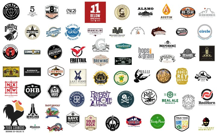 Various Beer Logos Wallpaper