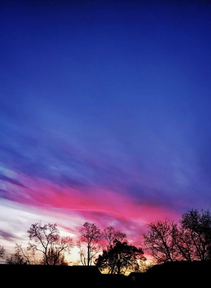 red sunset